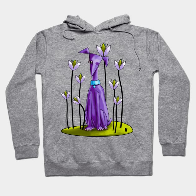 Lavender Dog Hoodie by LumpyLintbunny